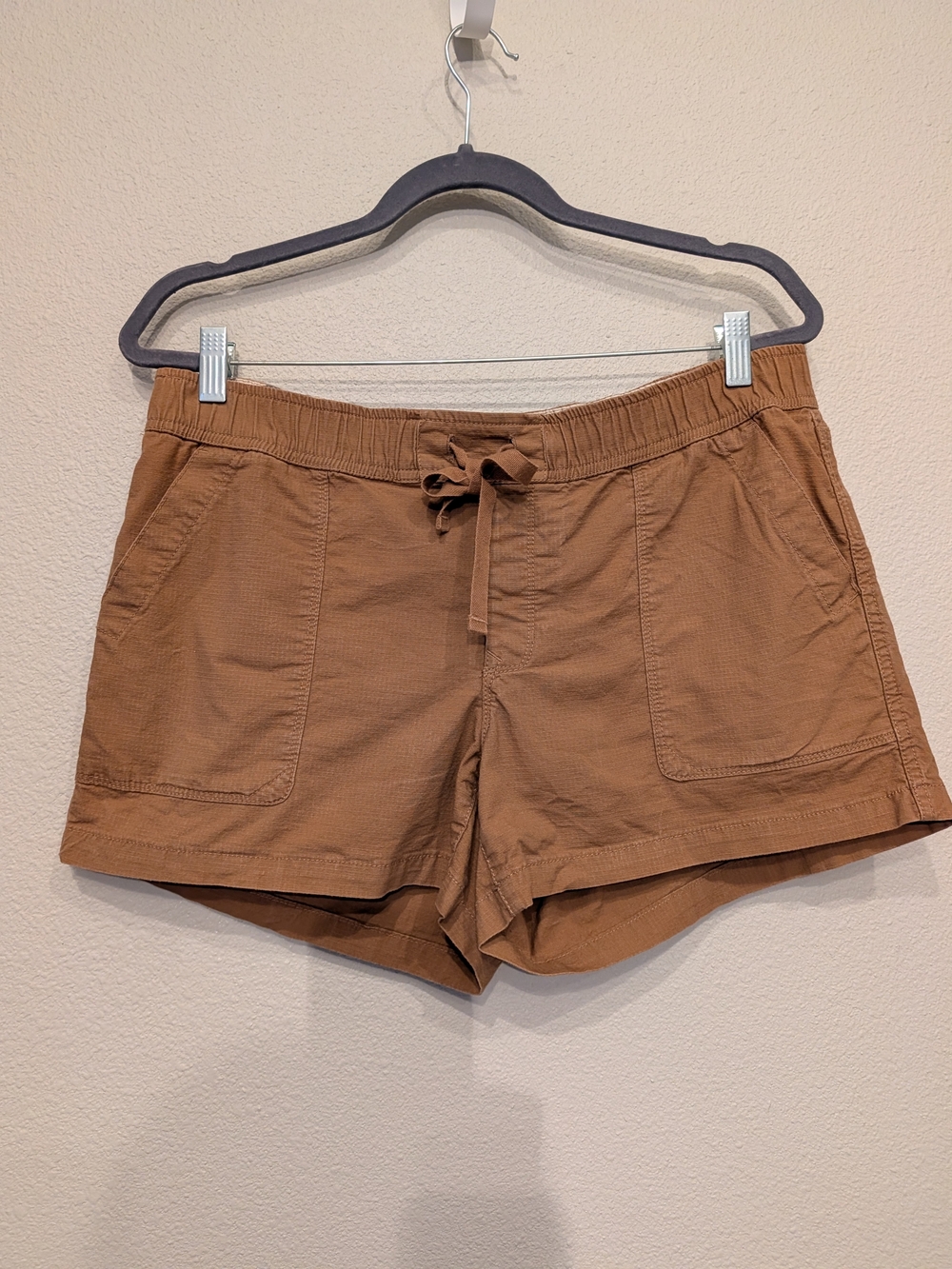 The North Face Utility Pull On Hiking Shorts Brown Cognac - Size L